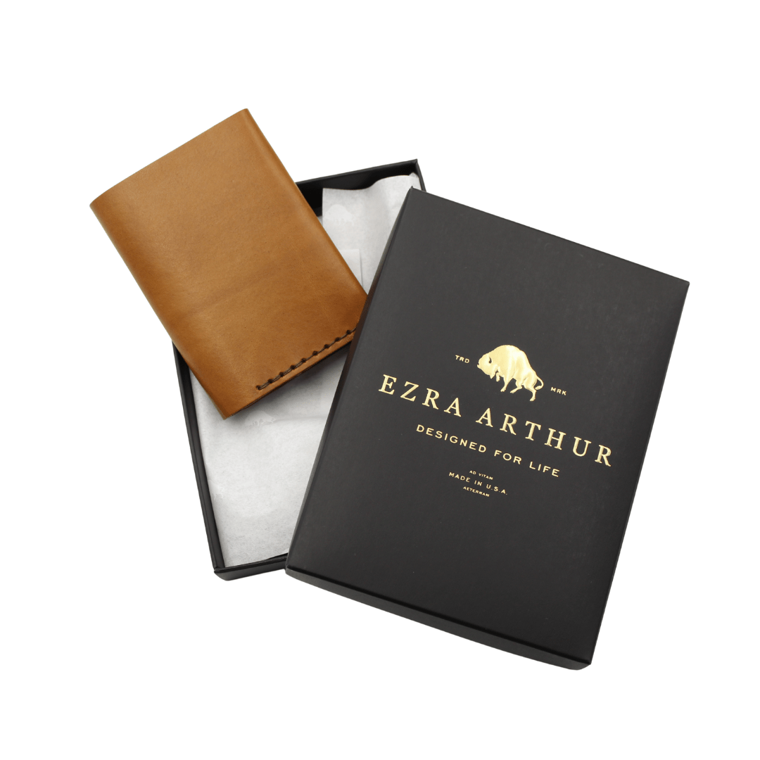 Slim Bifold Wallet in Whiskey - The Great Republic