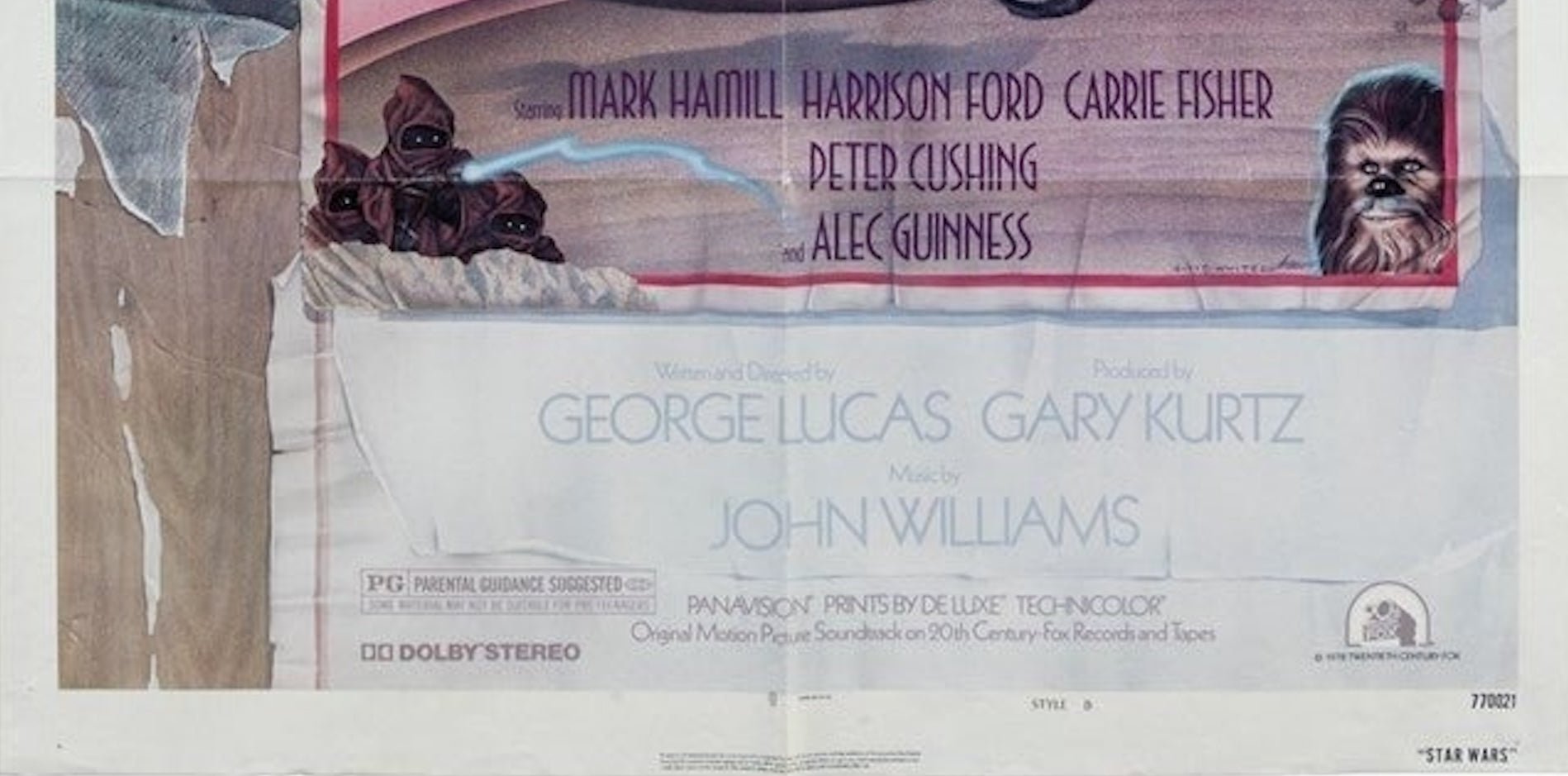 "Star Wars" Vintage Movie Poster, Illustrated by Charlie White III, 1978 - The Great Republic