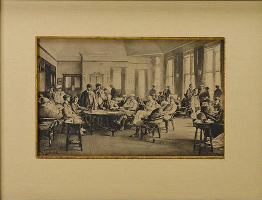 "Surviving Amateur Champions at Hoylake" Photogravure by Michael Brown, 1907 - The Great Republic