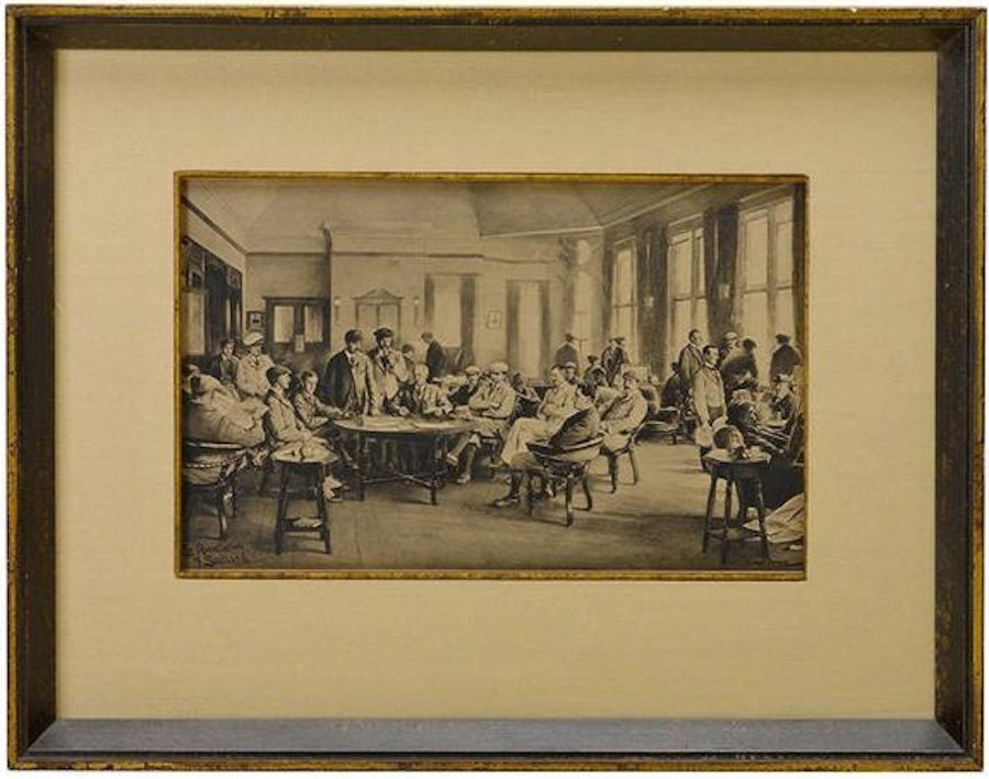 "Surviving Amateur Champions at Hoylake" Photogravure by Michael Brown, 1907 - The Great Republic