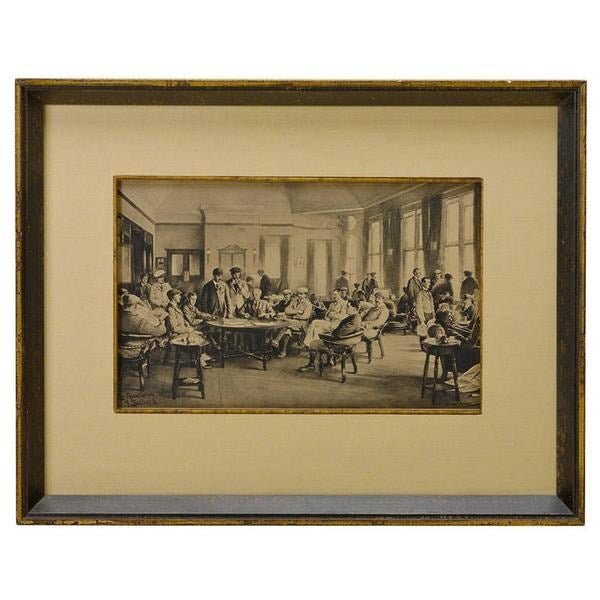 "Surviving Amateur Champions at Hoylake" Photogravure by Michael Brown, 1907 - The Great Republic