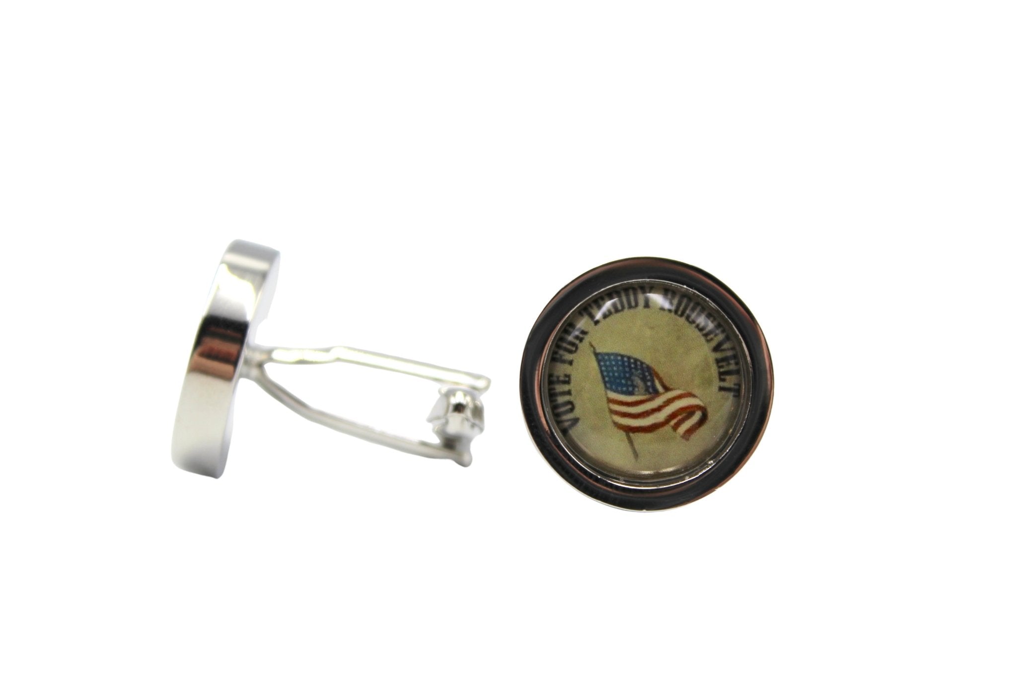 Teddy Roosevelt Campaign Cufflinks - The Great Republic