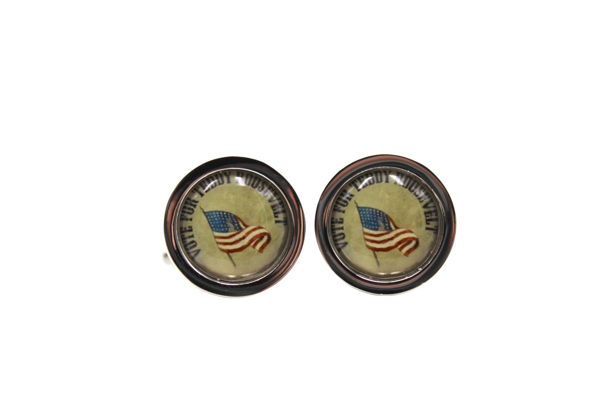 Teddy Roosevelt Campaign Cufflinks - The Great Republic