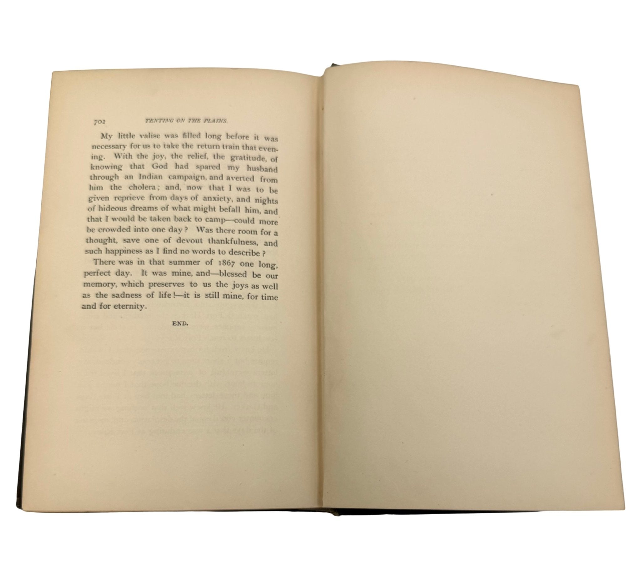 Tenting on the Plains, or General Custer in Kansas and Texas, by Elizabeth B. Custer, First Edition, in Original Boards, 1887 - The Great Republic