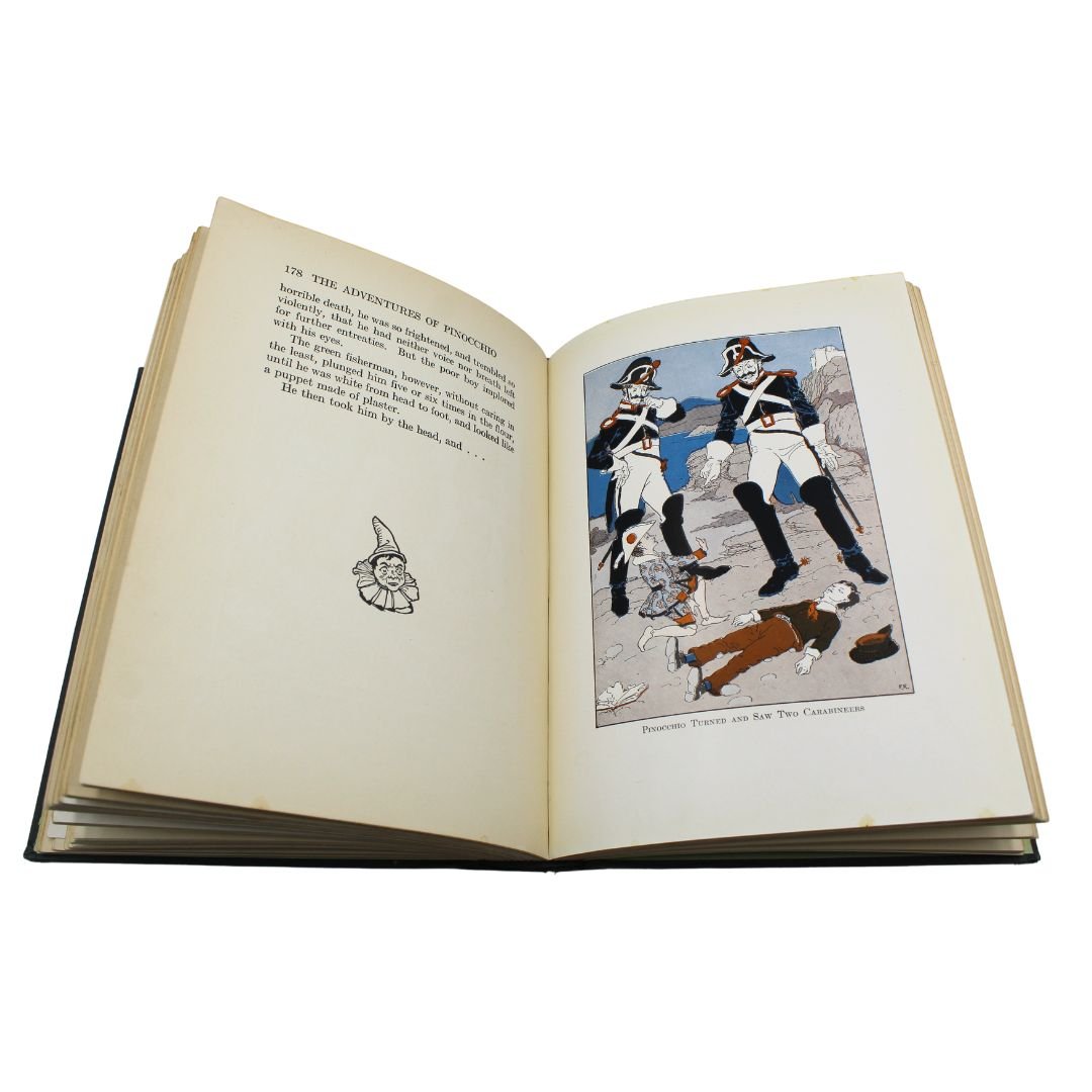 The Adventures of Pinocchio: The Story of a Marionette by C. Collodi, Illustrated by Frederick Richardson, First Edition Thus, 1927 - The Great Republic