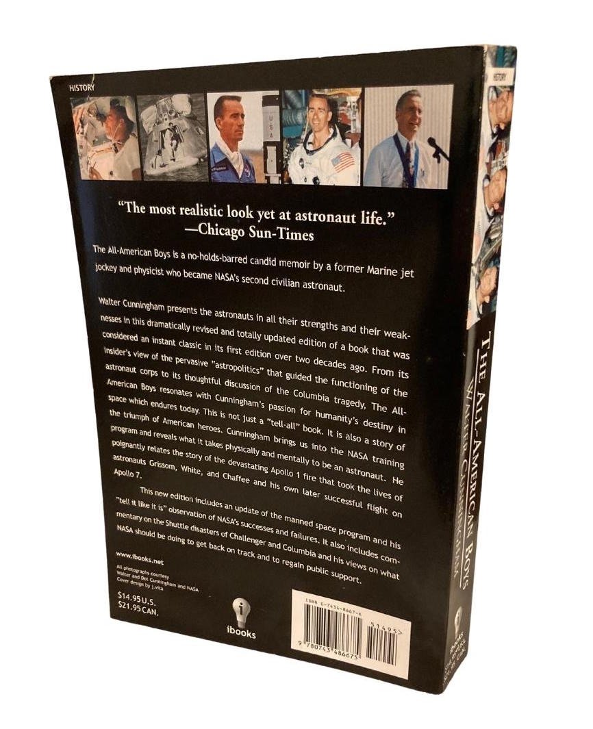 The All - American Boys, Signed by Walter Cunningham, First Updated Paperback Edition, 2004 - The Great Republic