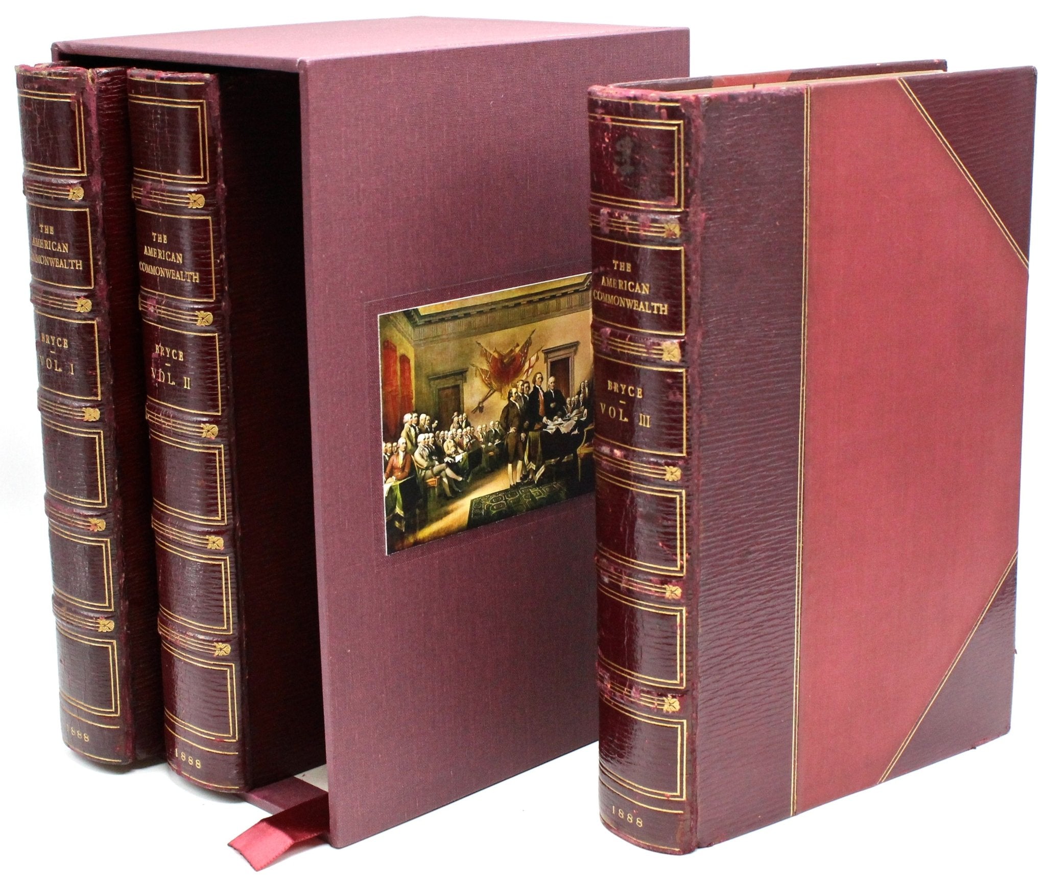 The American Commonwealth by James Bryce, First Edition, Three Volume Set, 1888 - The Great Republic