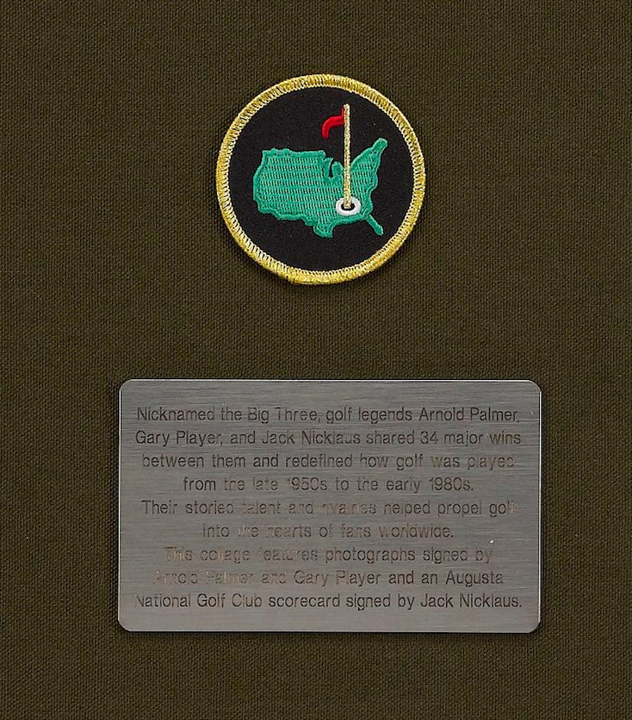 The Big Three Golfers Signature Collage - The Great Republic