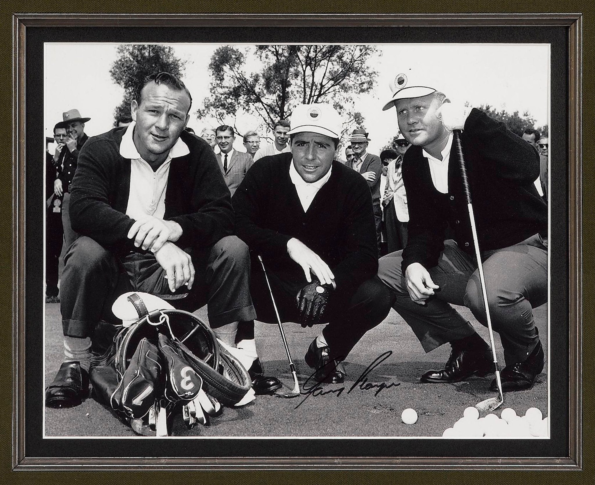 The Big Three Golfers Signature Collage - The Great Republic
