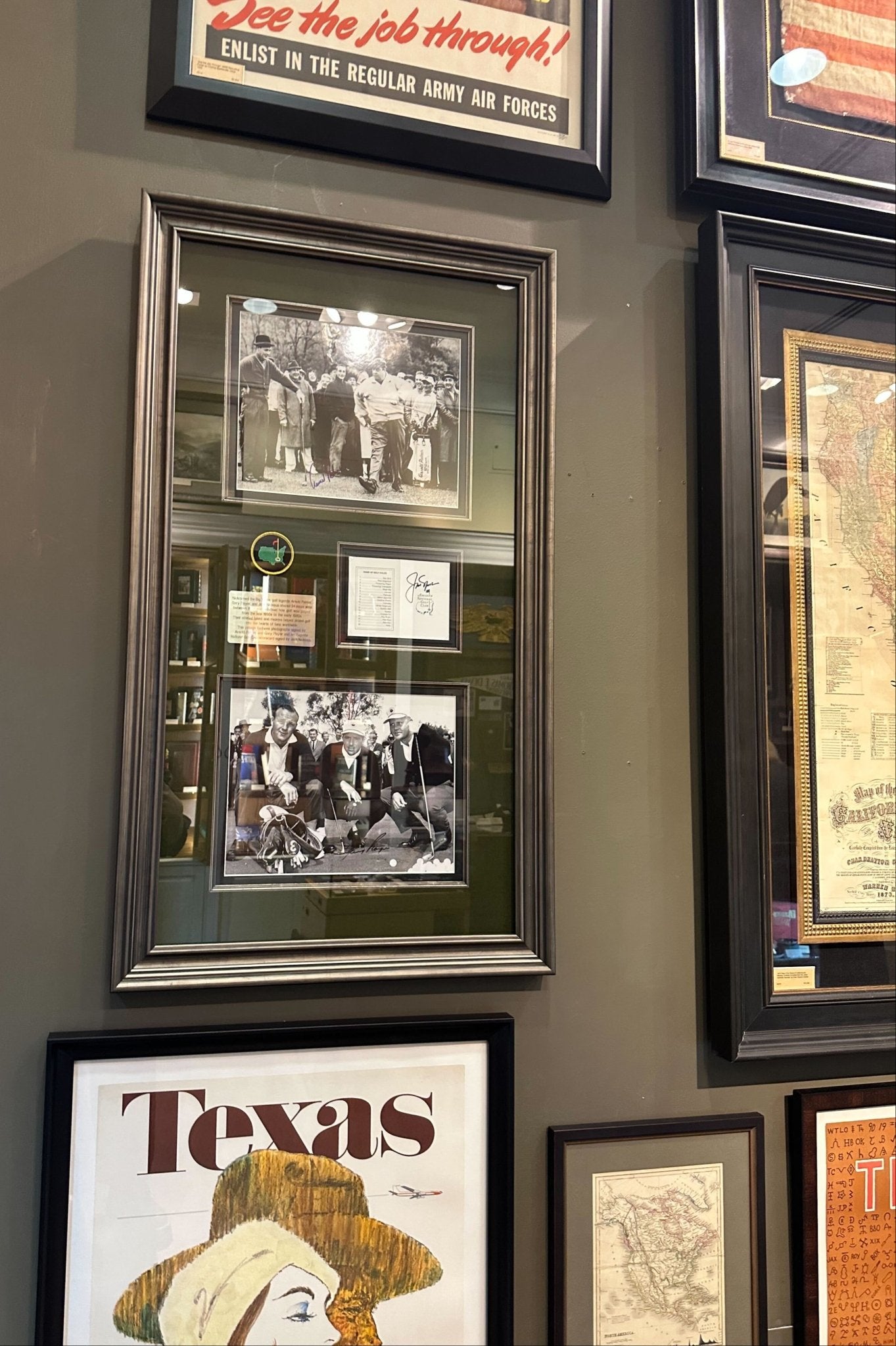 The Big Three Golfers Signature Collage - The Great Republic