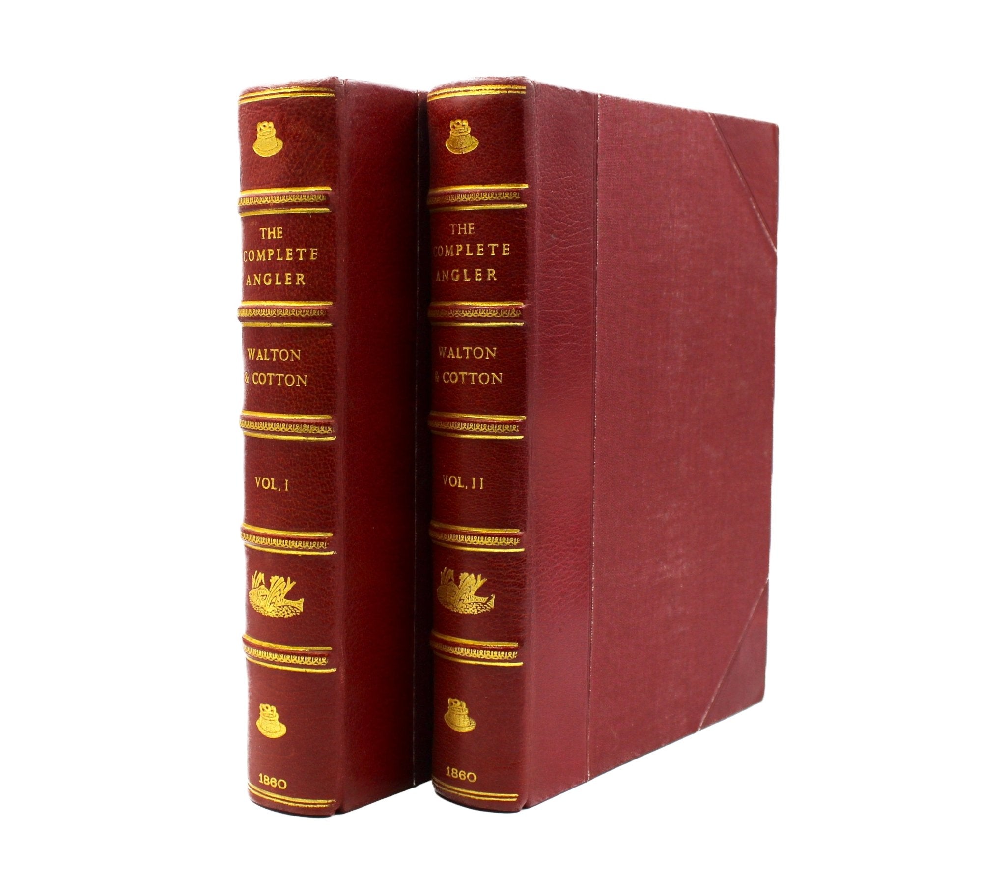 The Complete Angler by Izaak Walton and Charles Cotton, Edited by Harris Nicolas, Second Nicolas Edition, Two Volumes, 1860 - The Great Republic