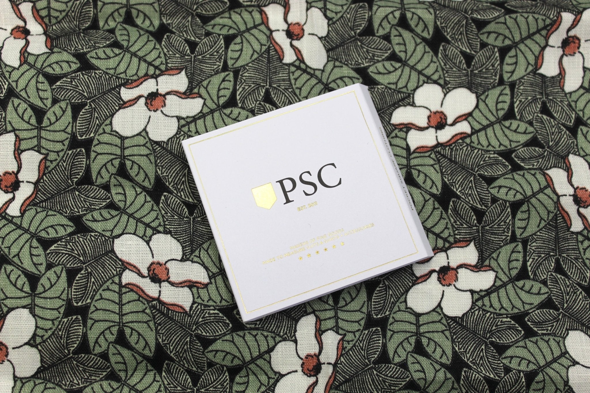 The Davis Floral Pocket Square - The Great Republic