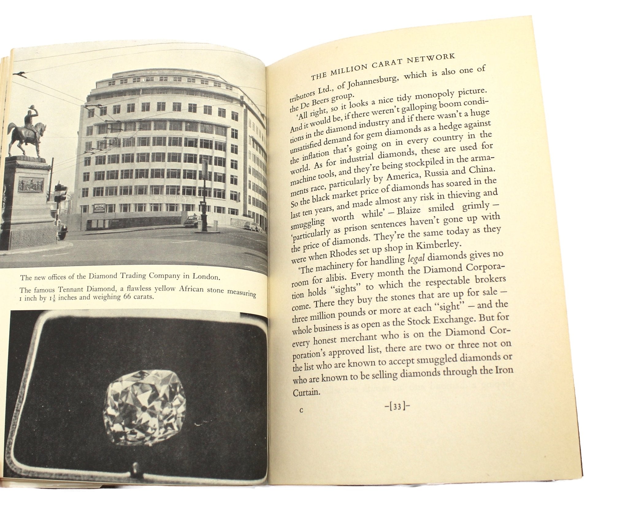 The Diamond Smugglers by Ian Fleming, First Edition, First Impression in Original Dust Jacket, 1957 - The Great Republic
