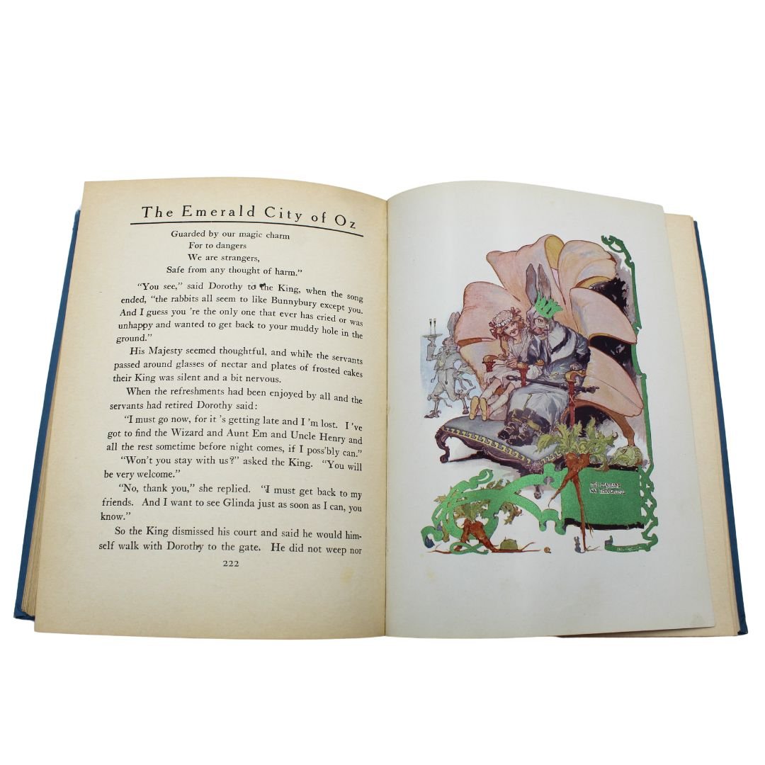 The Emerald City of Oz by L. Frank Baum, Illustrated by John R. Neill, First Edition, First State, 1910 - The Great Republic