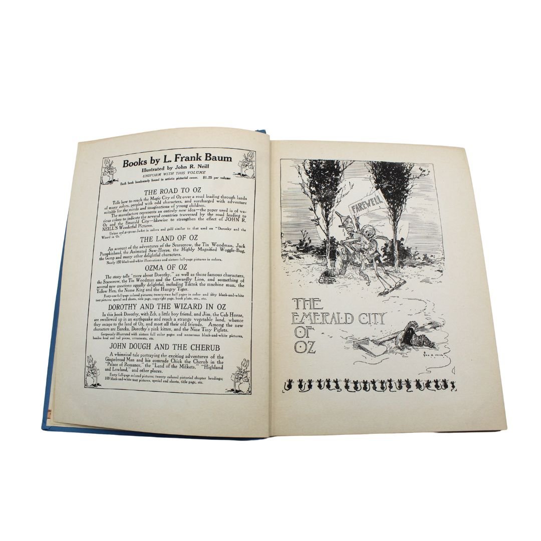 The Emerald City of Oz by L. Frank Baum, Illustrated by John R. Neill, First Edition, First State, 1910 - The Great Republic