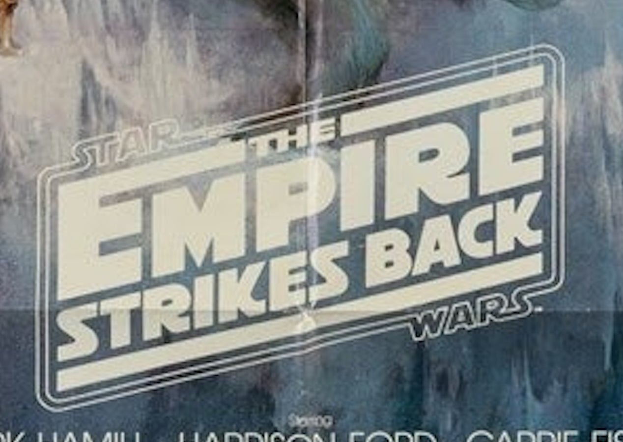 "The Empire Strikes Back" Vintage Movie Poster, Illustrated by Roger Kastel, 1980 - The Great Republic