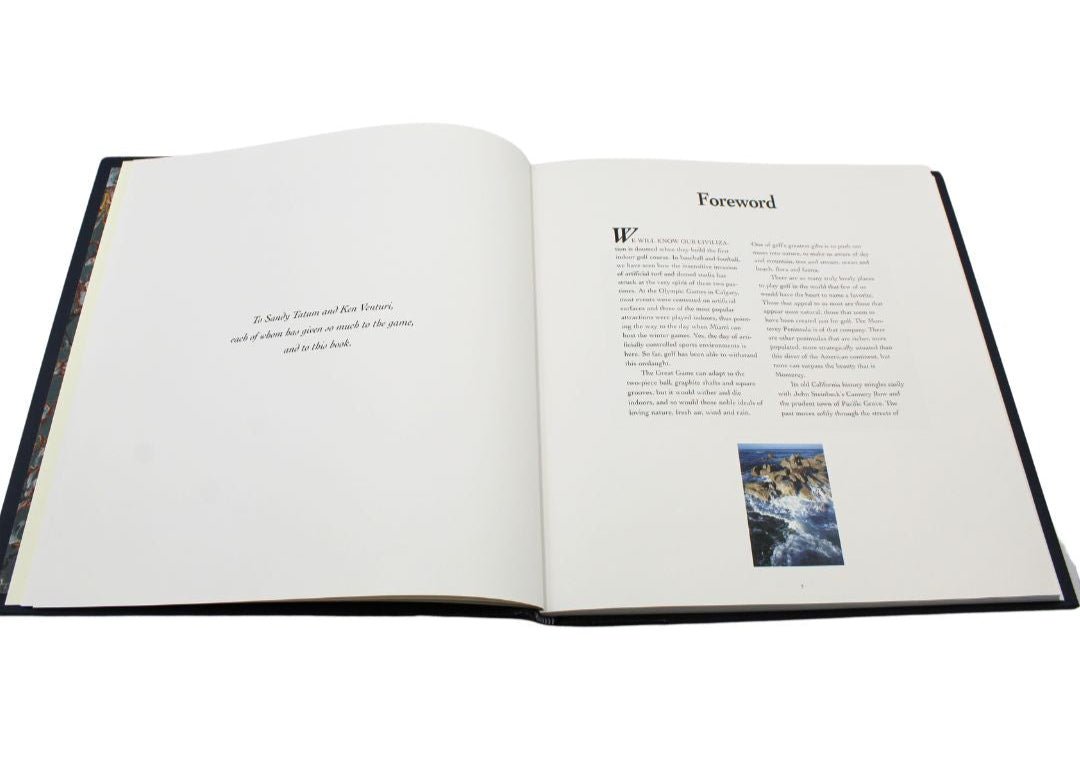 The Golf Courses of the Monterey Peninsula by Udo Machat and Cal Brown, Signed by Machat, 1997 - The Great Republic