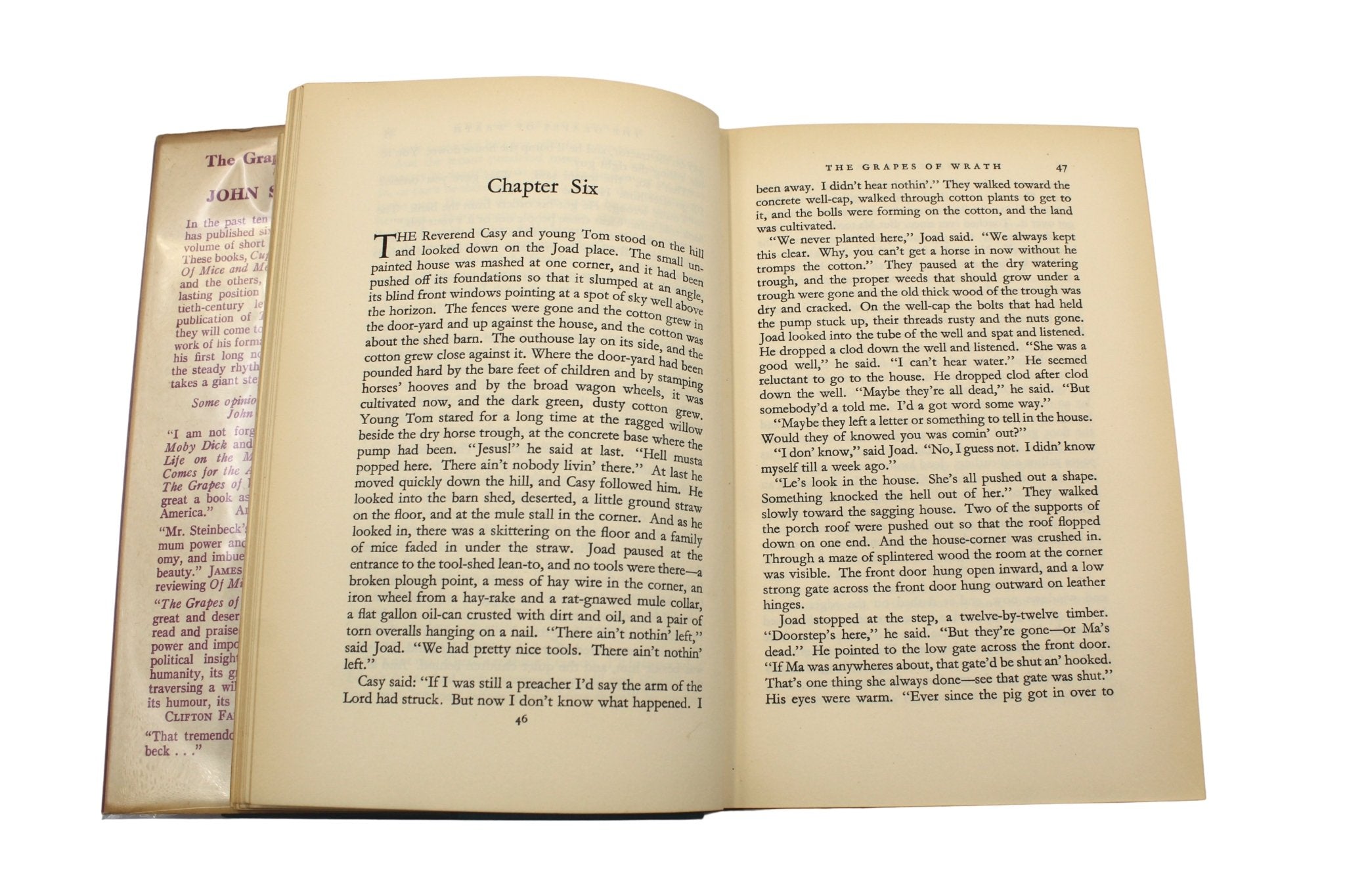 The Grapes of Wrath by John Steinbeck, First UK Edition, 1939 - The Great Republic