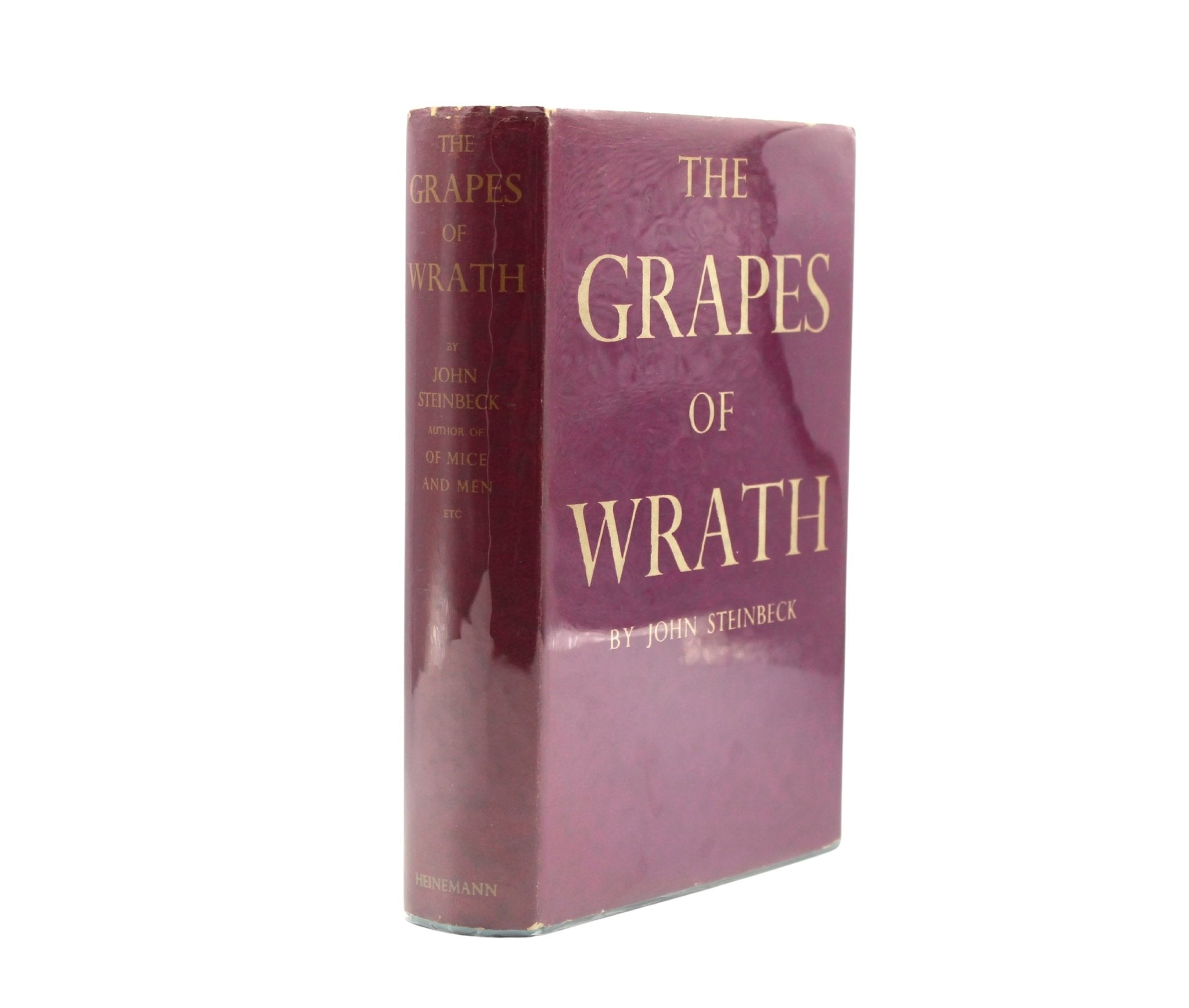The Grapes of Wrath by John Steinbeck, First UK Edition, 1939 - The Great Republic