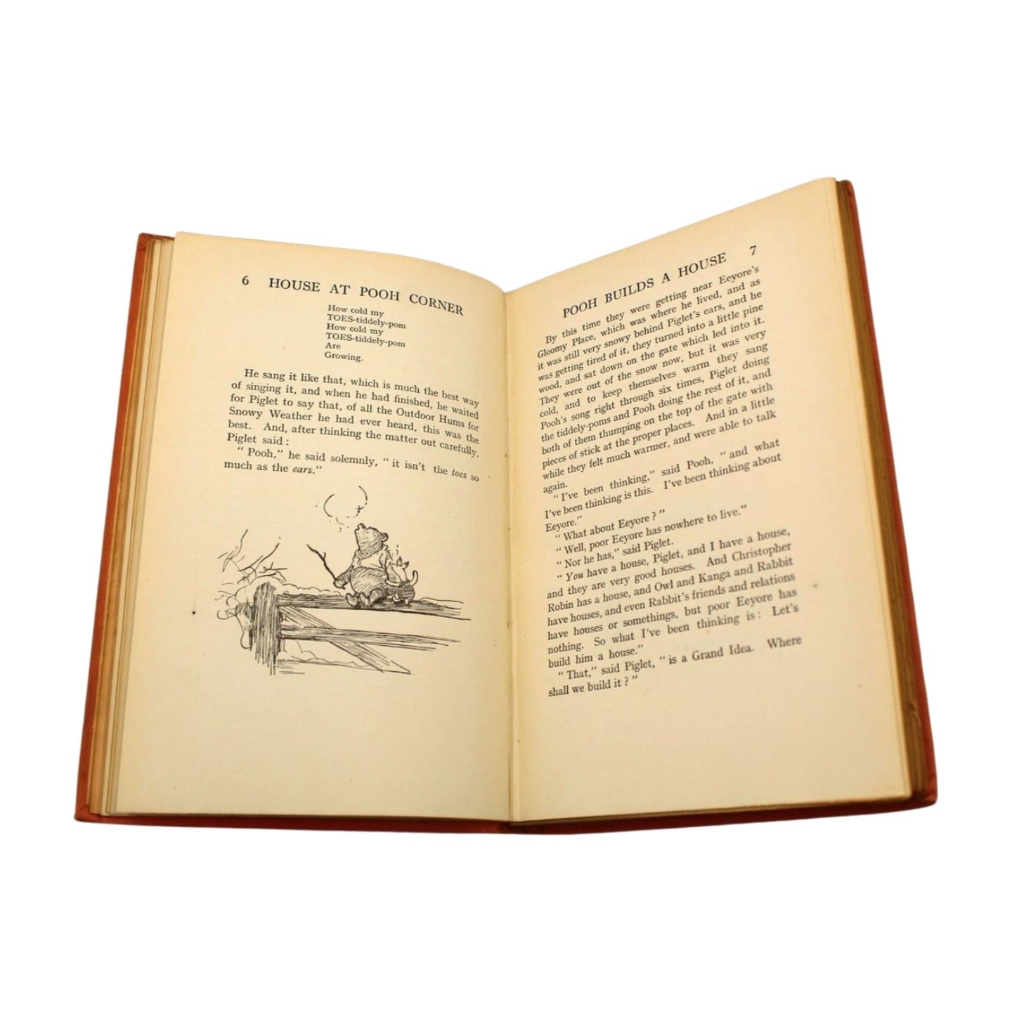 The House at Pooh Corner by A. A. Milne, Illustrated by Ernest H. Shepard, First Edition, in Original Boards, 1928 - The Great Republic