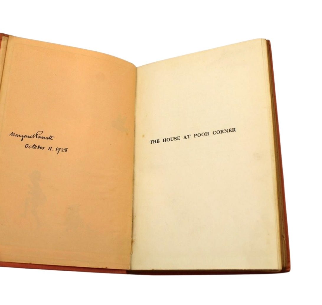 The House at Pooh Corner by A. A. Milne, Illustrated by Ernest H. Shepard, First Edition, in Original Boards, 1928 - The Great Republic