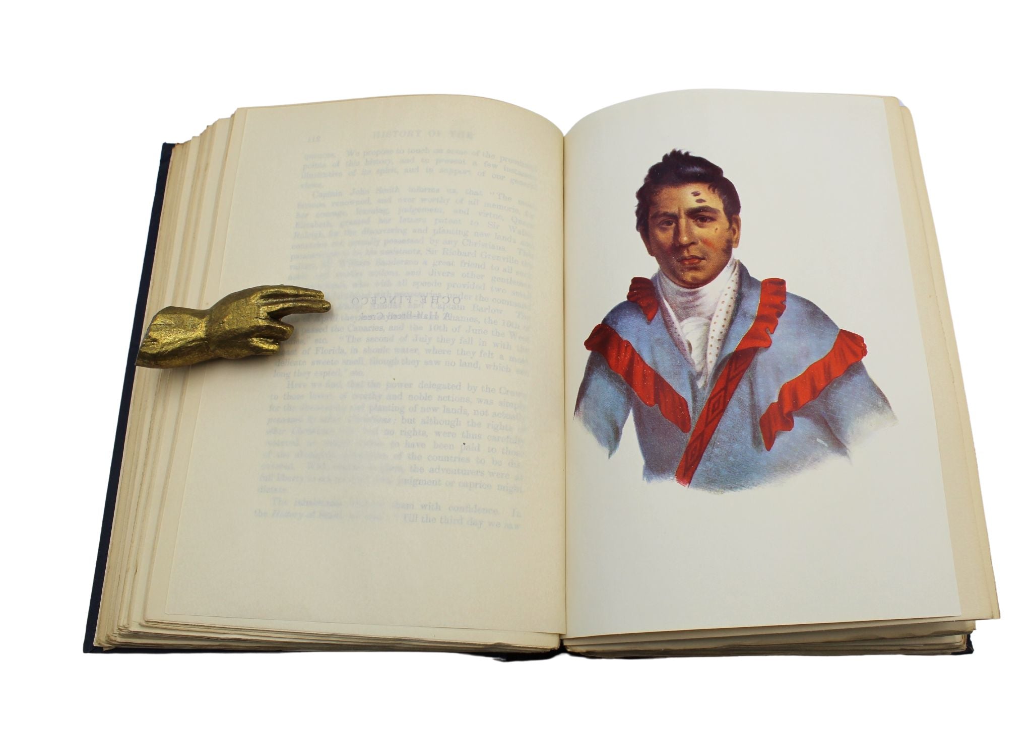 The Indian Tribes of North America by Thomas McKenney and James Hall, Three - Volume Set, Circa 1933 - 34 - The Great Republic