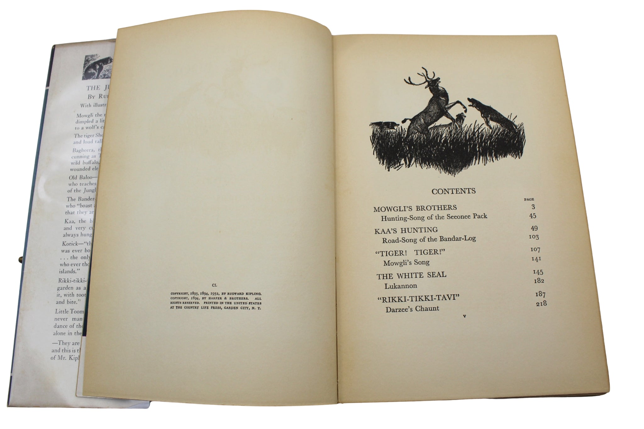 The Jungle Book by Rudyard Kipling, Illustrated by Kurt Wiese, 1938 - The Great Republic