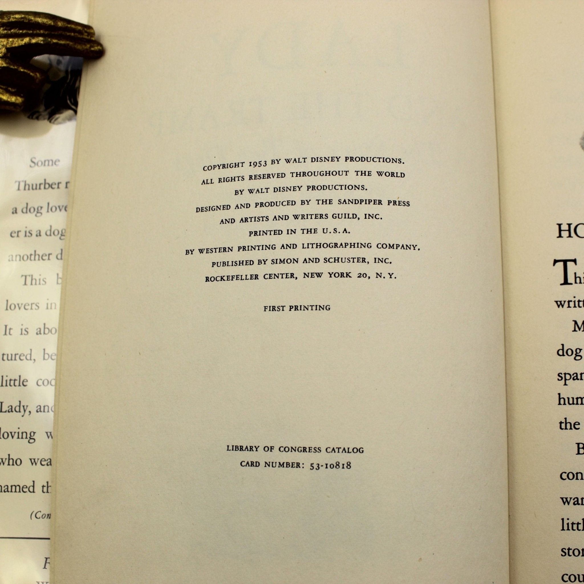The Lady and the Tramp by Ward Greene, Illustrated by Joe G. Rinaldi, First Edition in Original Dust Jacket, [1953] - The Great Republic
