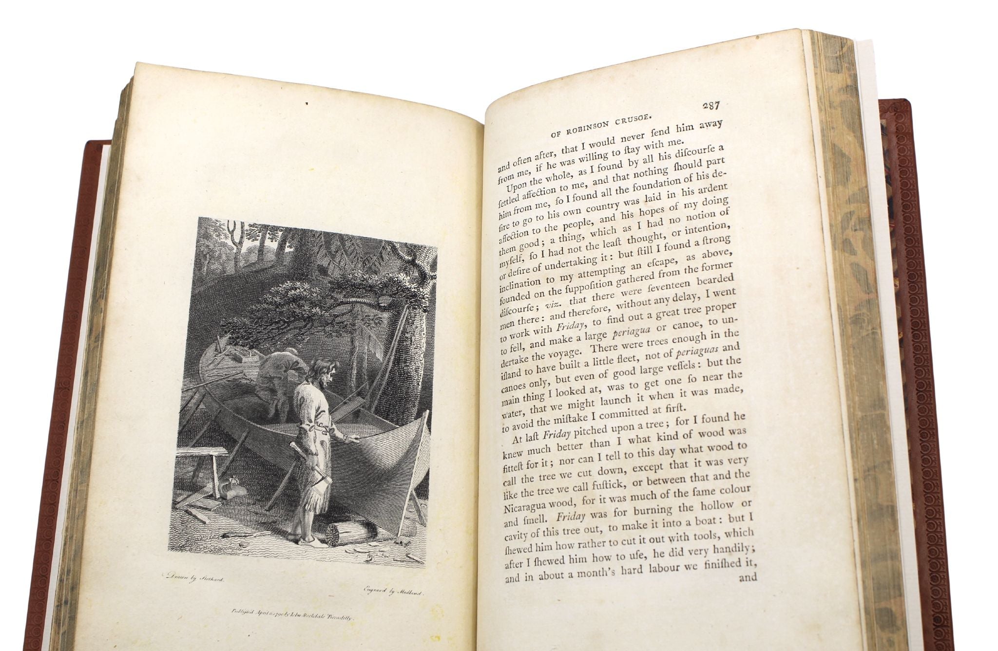 The Life and Strange Surprizing Adventures of Robinson Crusoe [with] The Farther Adventures of Robinson Crusoe by Daniel Defoe, Two Volumes, 1790 - The Great Republic