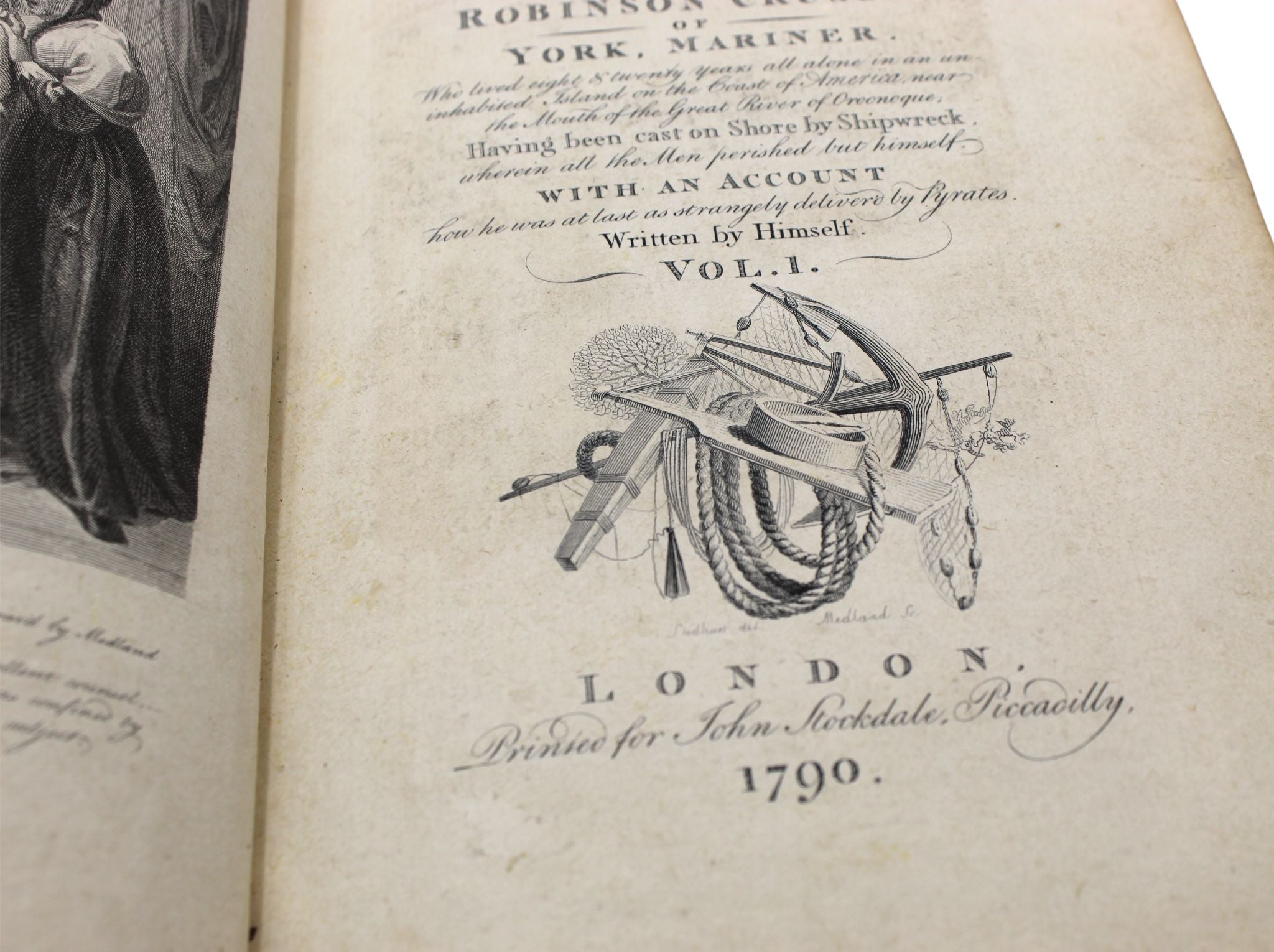The Life and Strange Surprizing Adventures of Robinson Crusoe [with] The Farther Adventures of Robinson Crusoe by Daniel Defoe, Two Volumes, 1790 - The Great Republic