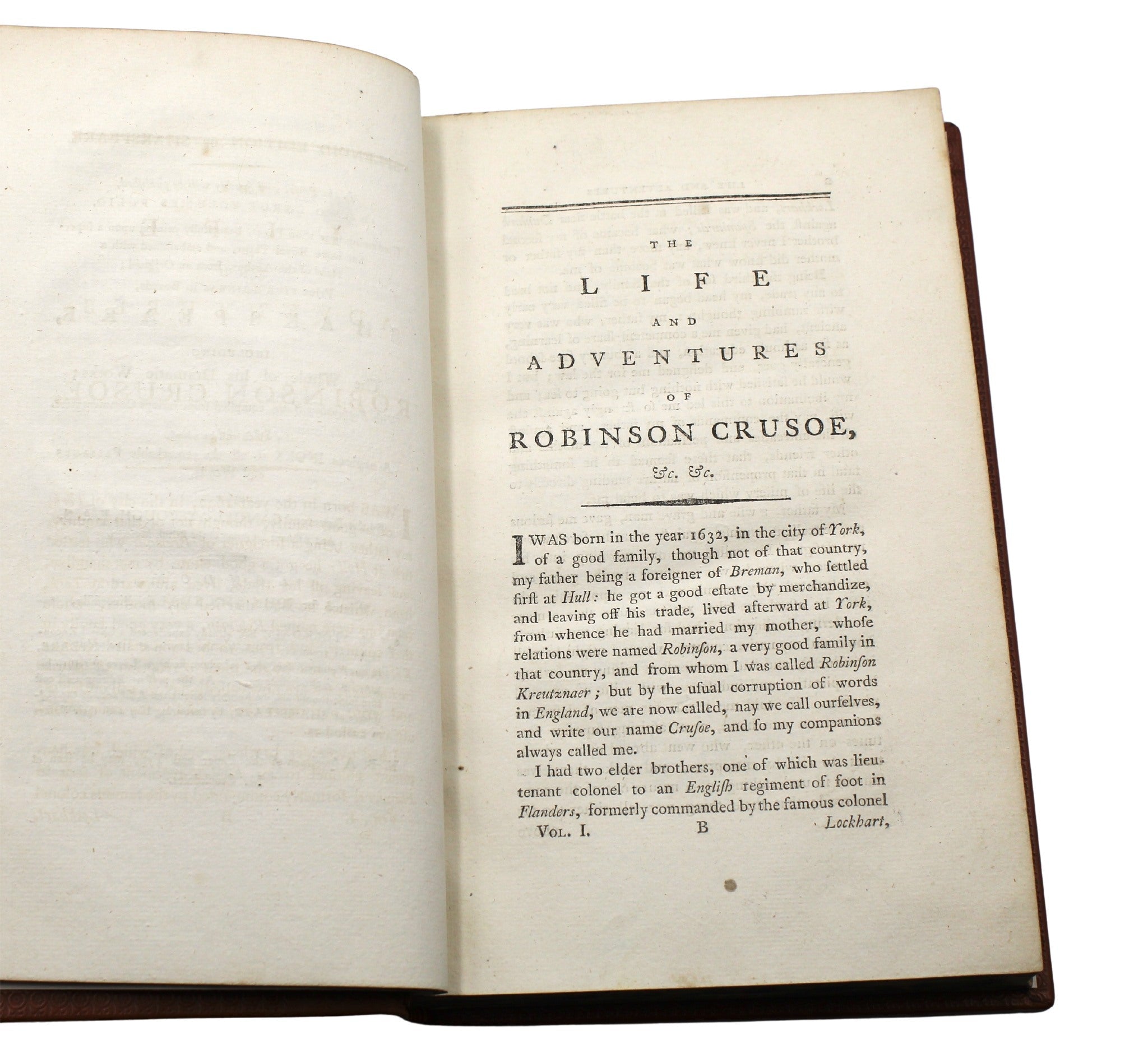 The Life and Strange Surprizing Adventures of Robinson Crusoe [with] The Farther Adventures of Robinson Crusoe by Daniel Defoe, Two Volumes, 1790 - The Great Republic