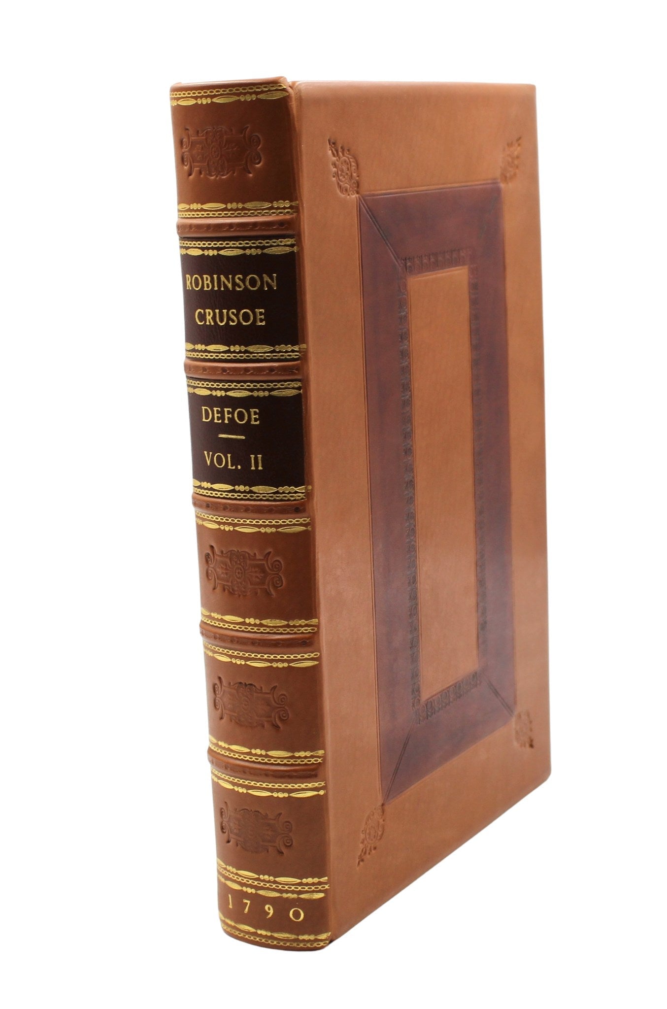 The Life and Strange Surprizing Adventures of Robinson Crusoe [with] The Farther Adventures of Robinson Crusoe by Daniel Defoe, Two Volumes, 1790 - The Great Republic