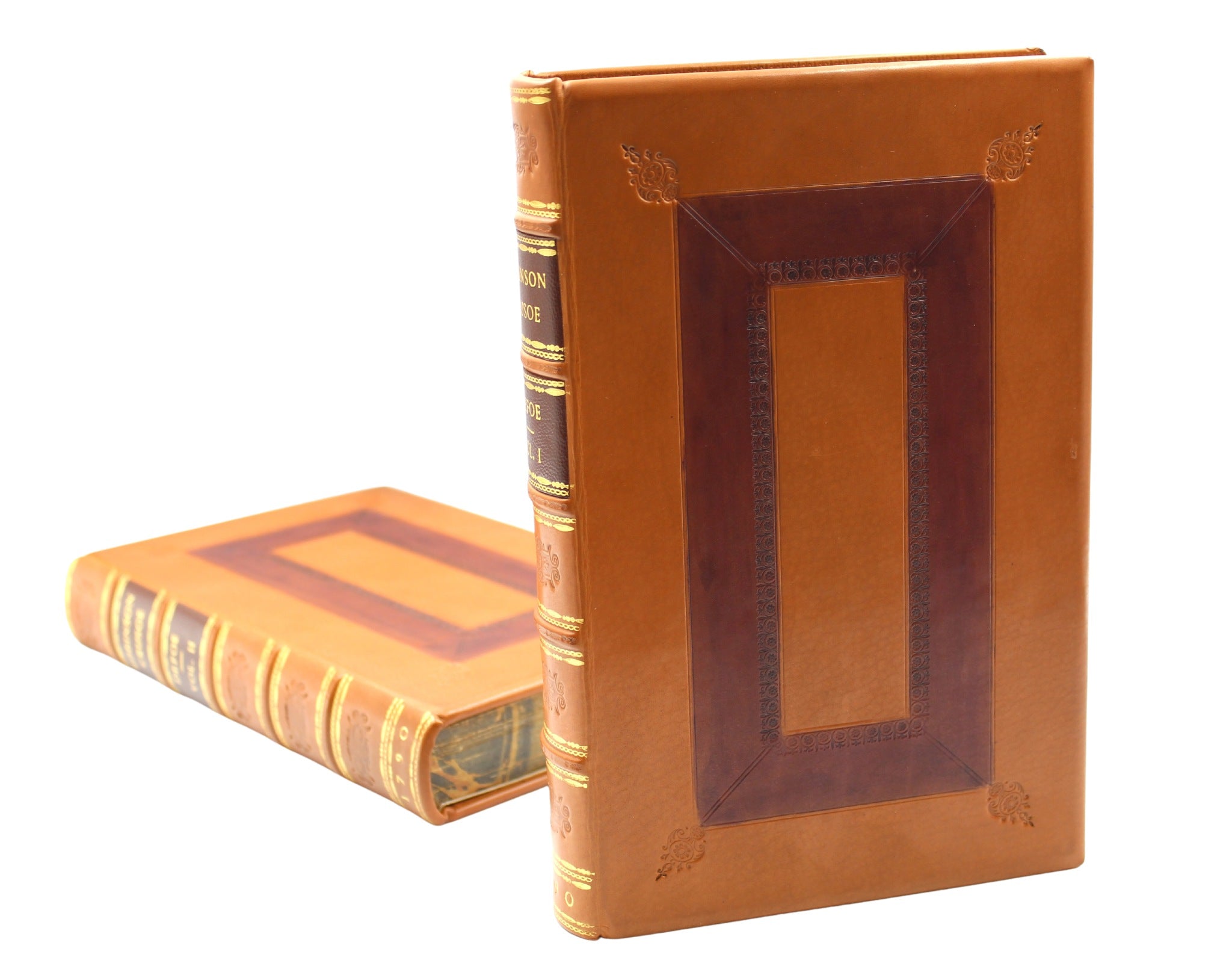 The Life and Strange Surprizing Adventures of Robinson Crusoe [with] The Farther Adventures of Robinson Crusoe by Daniel Defoe, Two Volumes, 1790 - The Great Republic