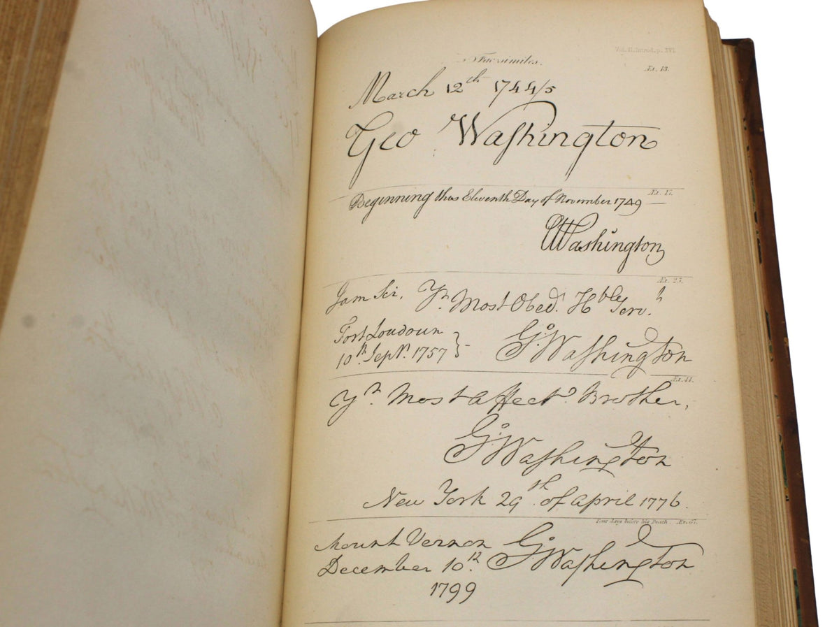 The Life of George Washington by Jared Sparks, First Edition, 1839 - The Great Republic