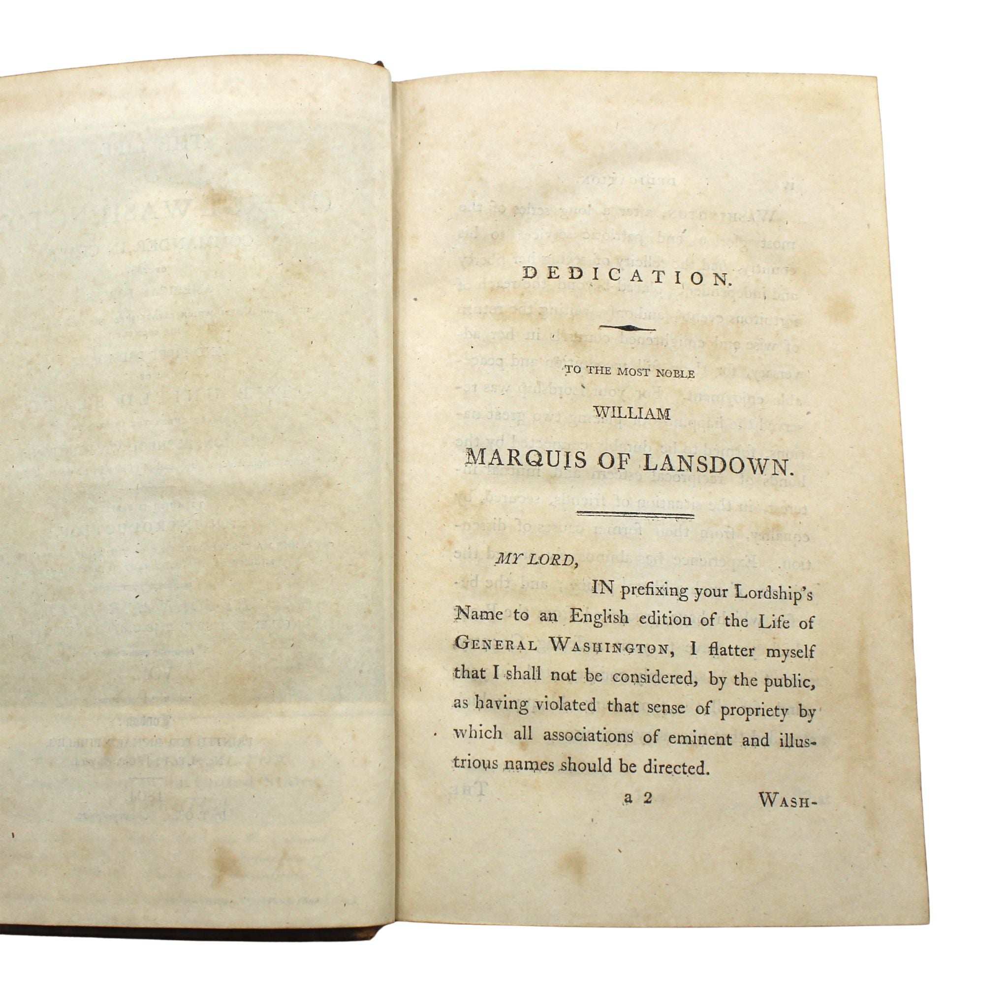 The Life of George Washington by John Marshall, First English Edition, Five Volume Set, 1804 - 1807 - The Great Republic