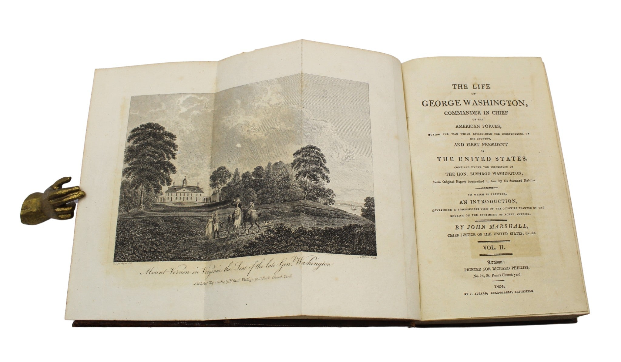 The Life of George Washington by John Marshall, First English Edition, Five Volume Set, 1804 - 1807 - The Great Republic