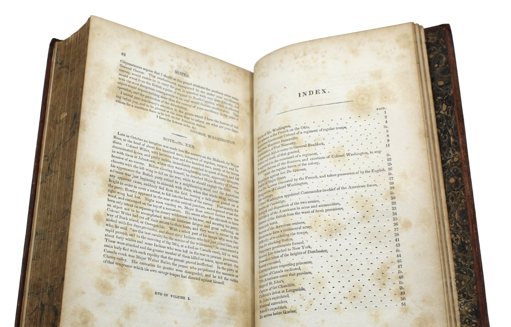 The Life of George Washington, Inscribed by John Marshall, Second Edition, in Two Volumes, 1832, with Accompanying Atlas to Marshall’s Life of Washington, 1832 - The Great Republic