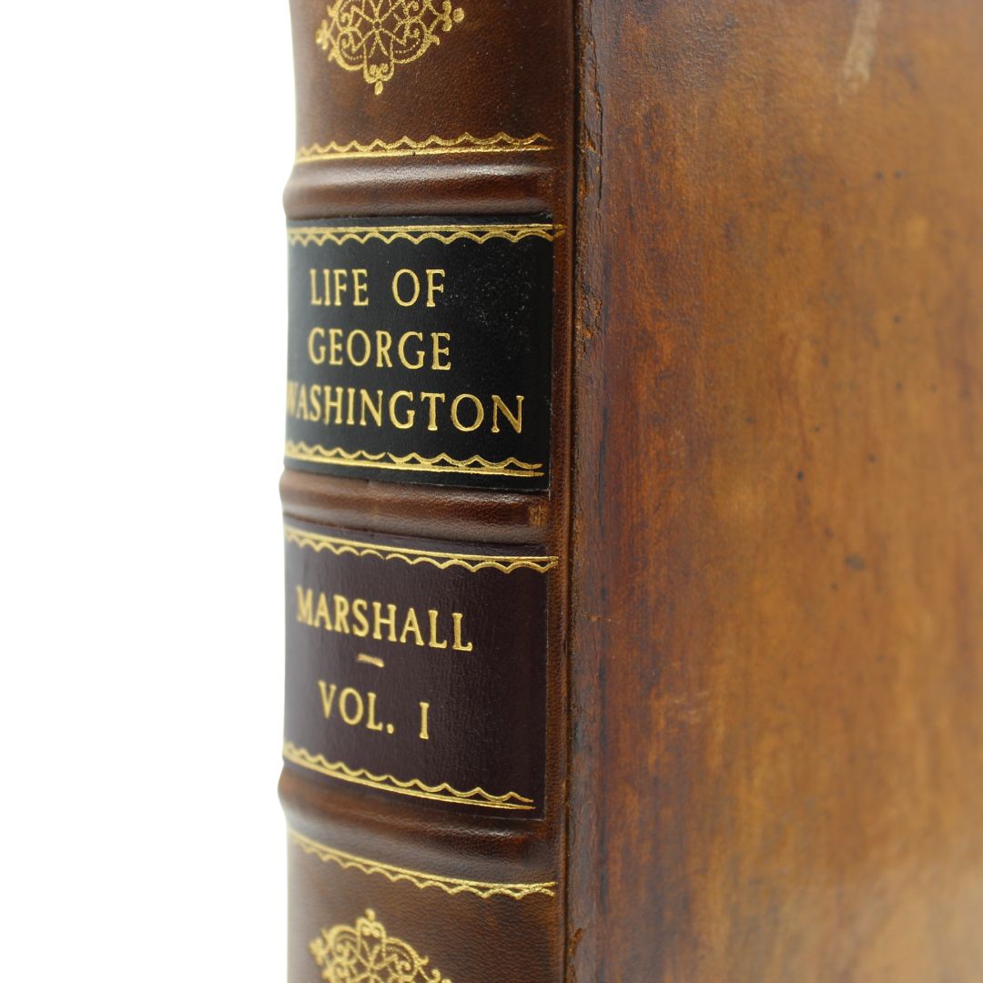 The Life of George Washington, Inscribed by John Marshall, Second Edition, in Two Volumes, 1832, with Accompanying Atlas to Marshall’s Life of Washington, 1832 - The Great Republic