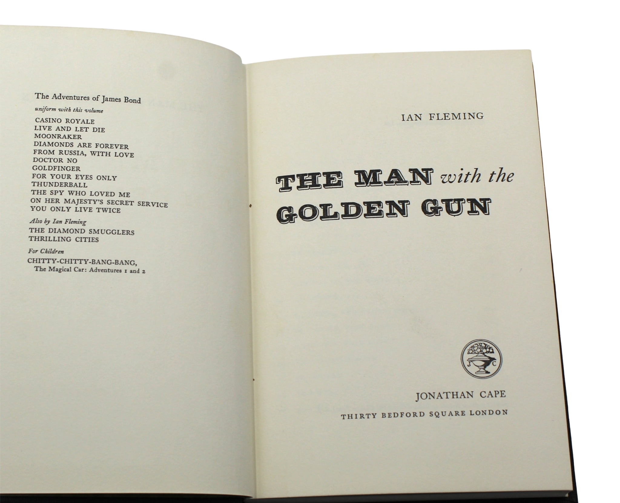 The Man With the Golden Gun by Ian Fleming, First Edition, Second State, in Original Dust Jacket, 1965 - The Great Republic