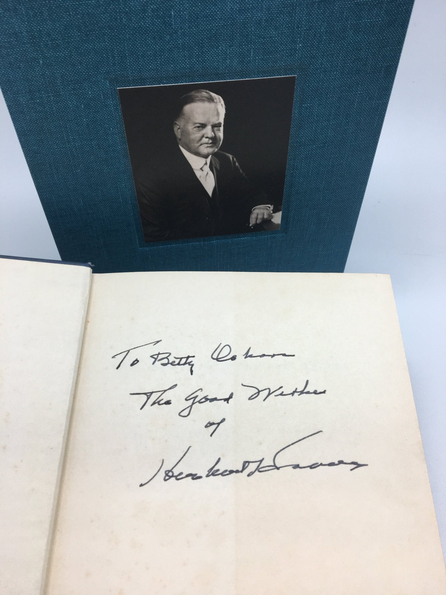 The Ordeal of Woodrow Wilson, Signed by Herbert Hoover, Sixth Printing, 1958 - The Great Republic