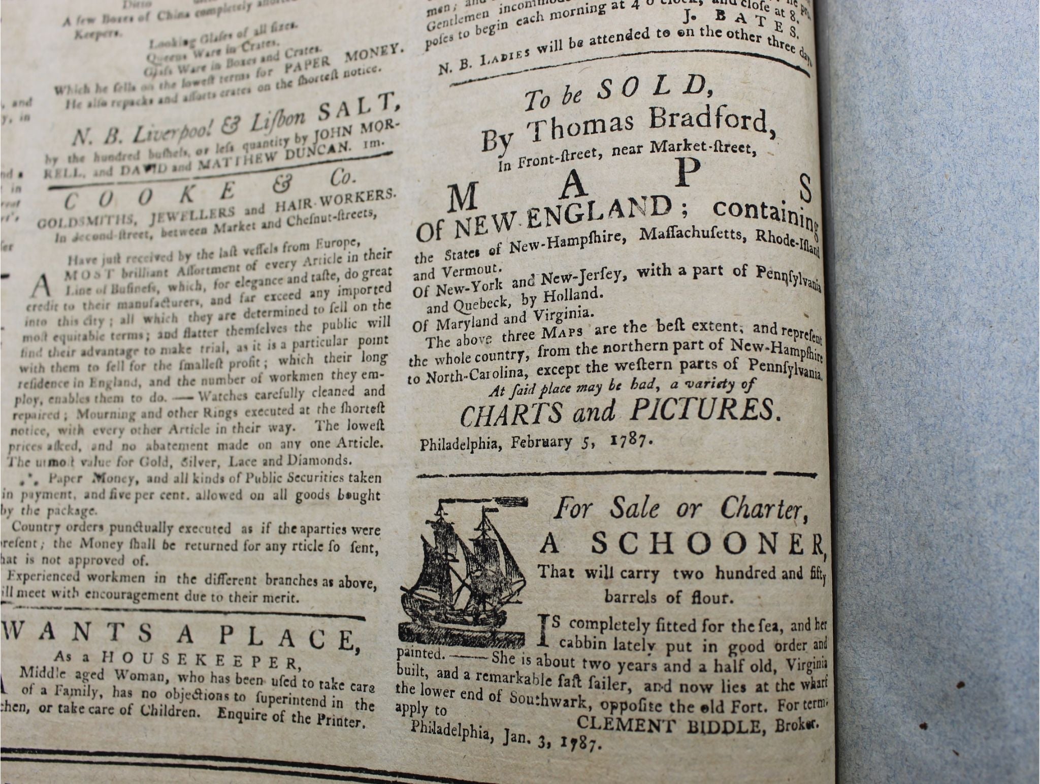 The Pennsylvania Journal and The Weekly Advertiser, with Coverage of the Constitutional Convention in Philadelphia, Issued June 16, 1787 - The Great Republic
