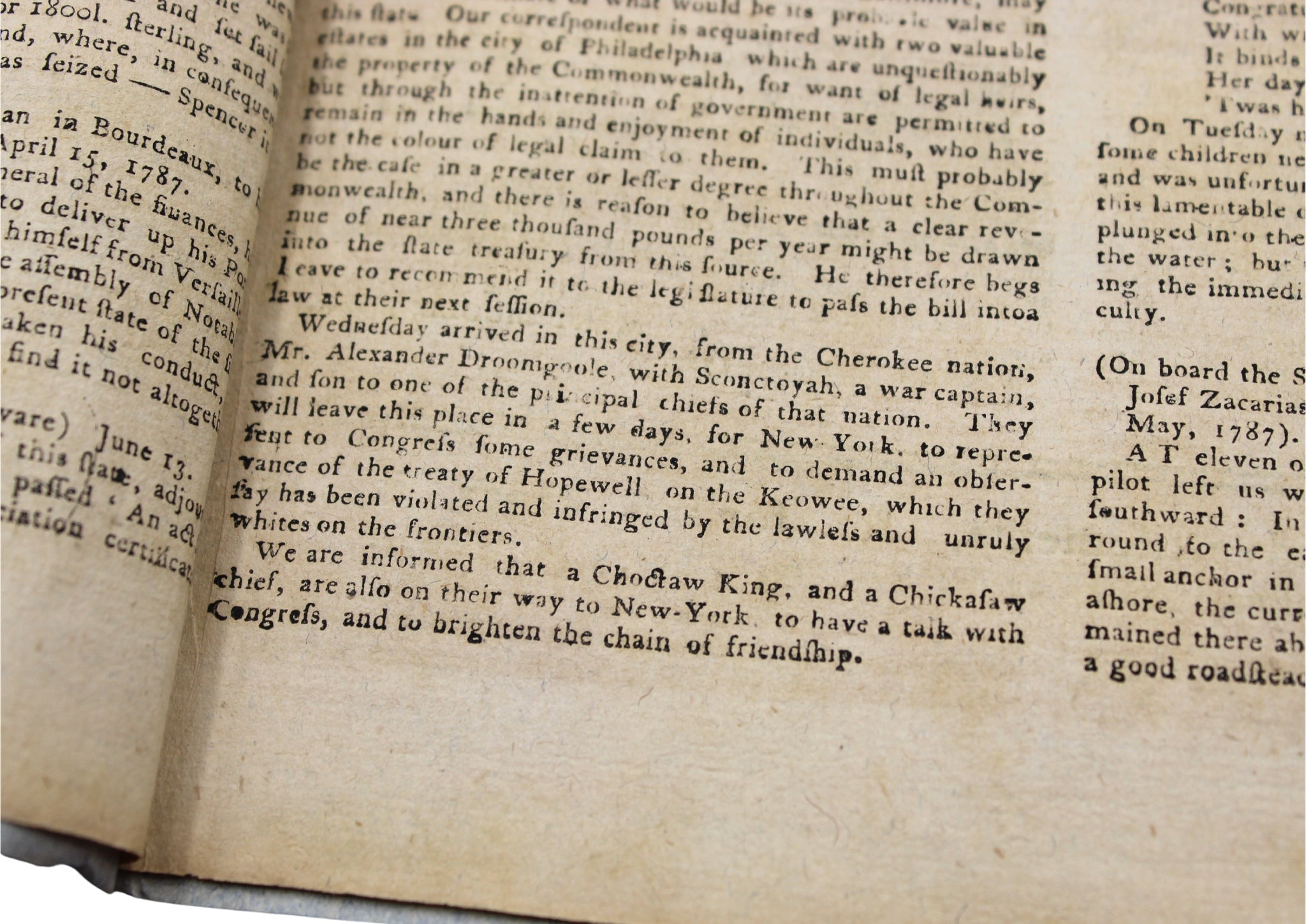 The Pennsylvania Journal and The Weekly Advertiser, with Coverage of the Constitutional Convention in Philadelphia, Issued June 16, 1787 - The Great Republic