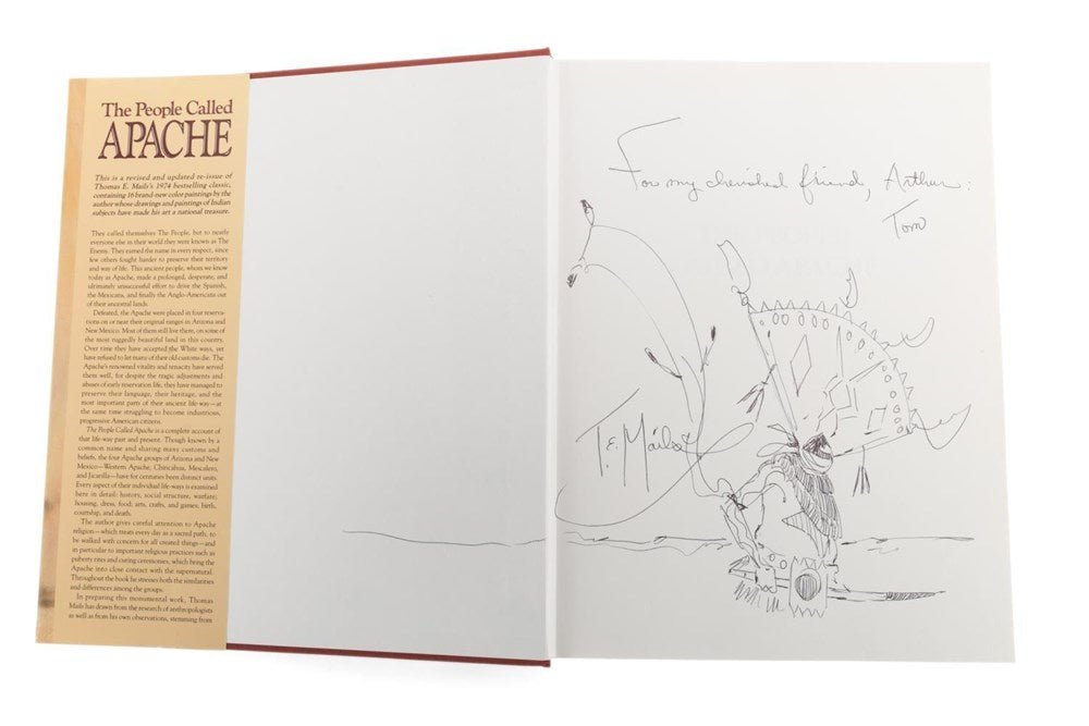 The People Called Apache, Signed and Inscribed by T. E. Mails, First Revised Edition, 1993 - The Great Republic