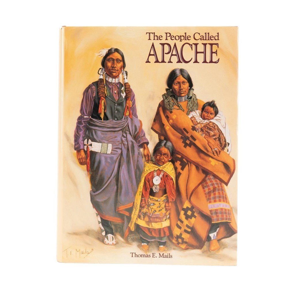 The People Called Apache, Signed and Inscribed by T. E. Mails, First Revised Edition, 1993 - The Great Republic