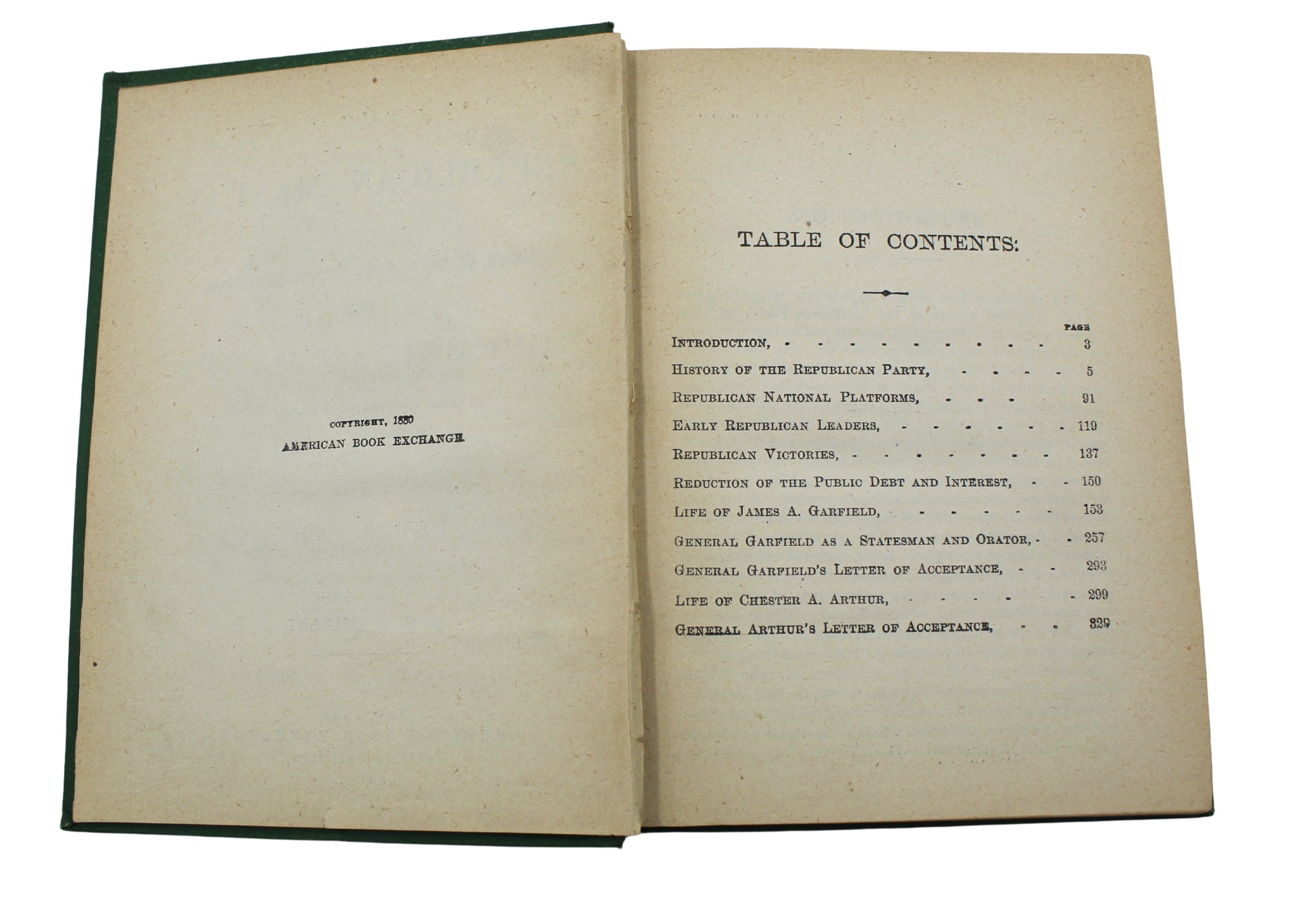 The Republican Manual, by E. V. Smalley, First Edition, 1880 - The Great Republic
