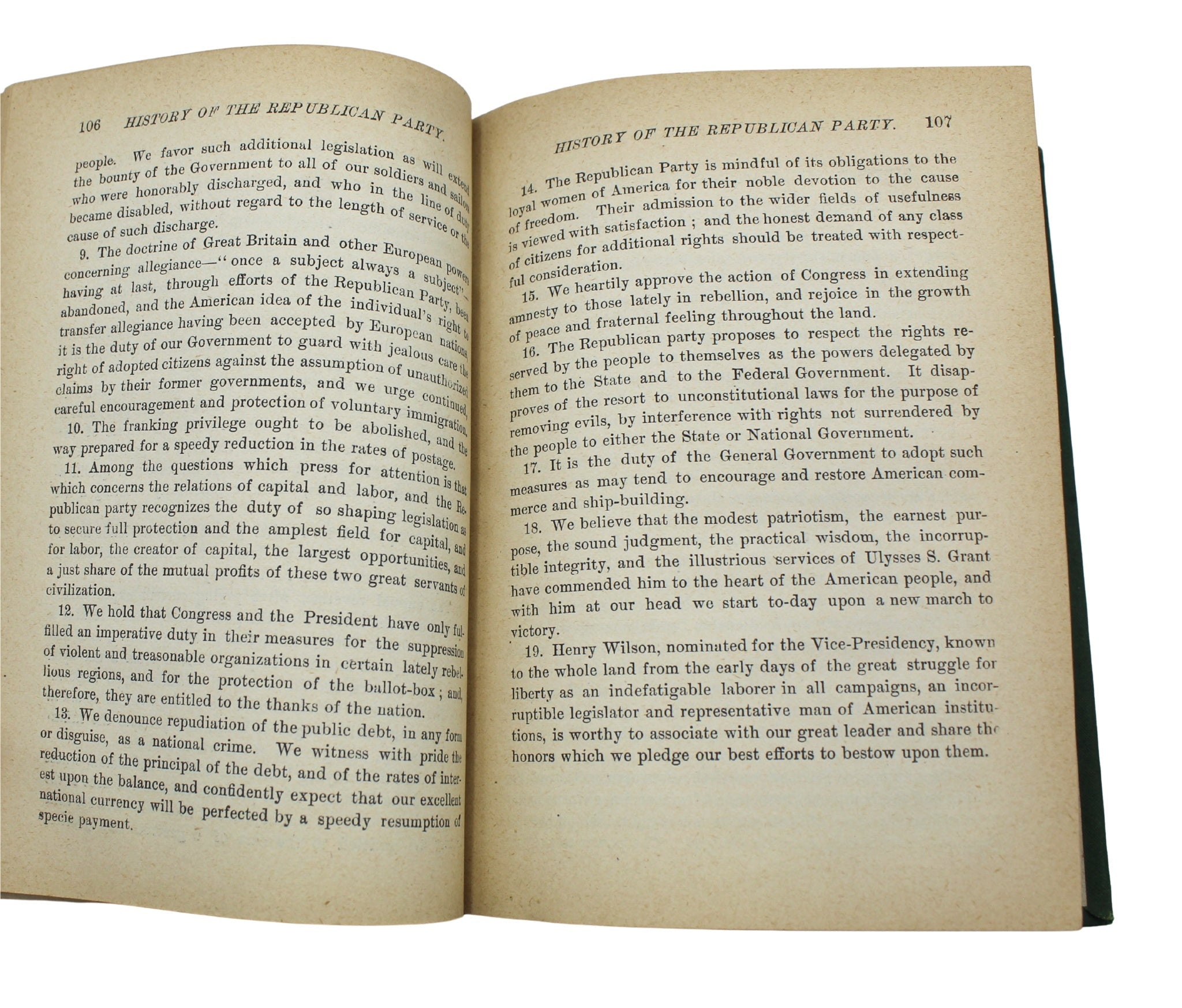 The Republican Manual, by E. V. Smalley, First Edition, 1880 - The Great Republic