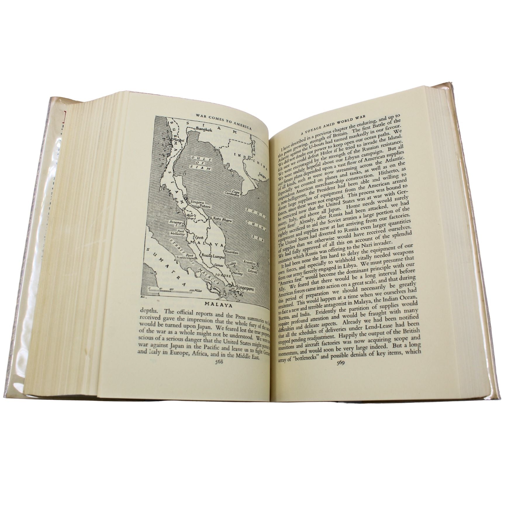 The Second World War by Winston Churchill, First Edition, Six Volume Set, in Original Dust Jackets, 1948 - 1954 - The Great Republic