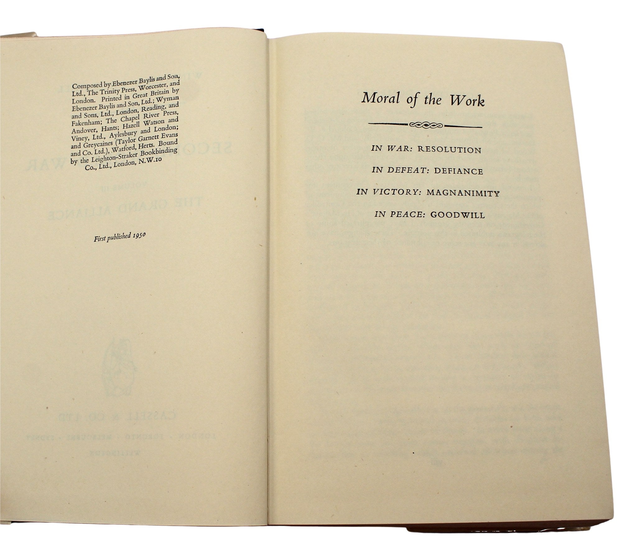 The Second World War by Winston Churchill, First Edition, Six Volume Set, in Original Dust Jackets, 1948 - 1954 - The Great Republic