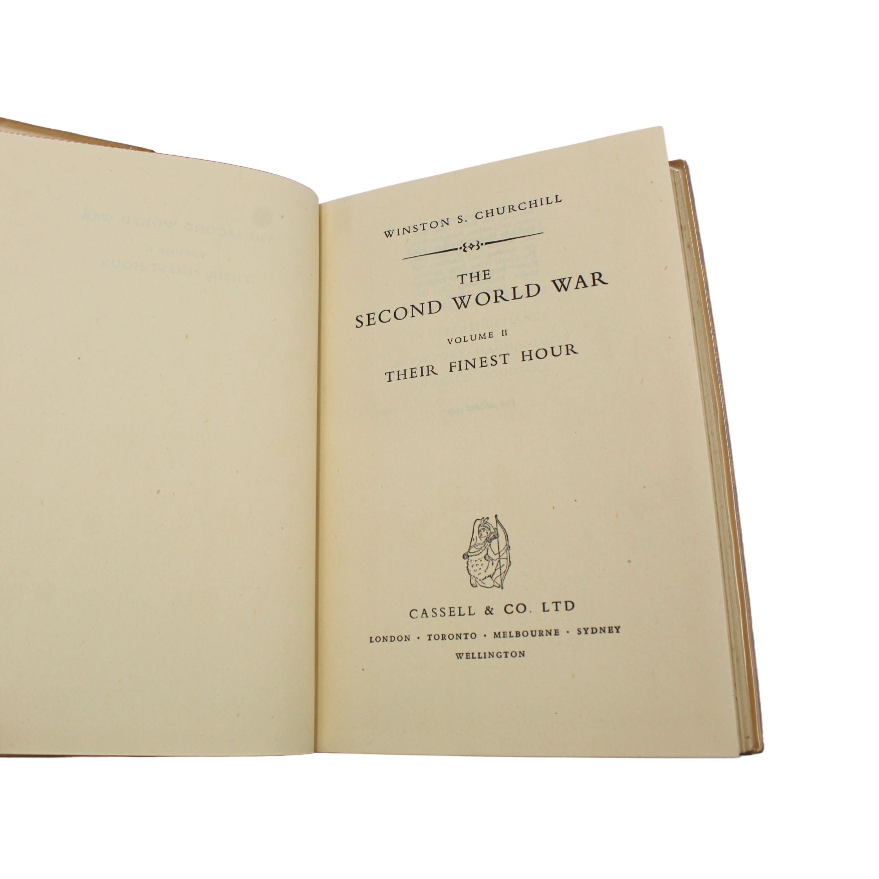 The Second World War by Winston Churchill, First Edition, Six Volume Set, in Original Dust Jackets, 1948 - 1954 - The Great Republic