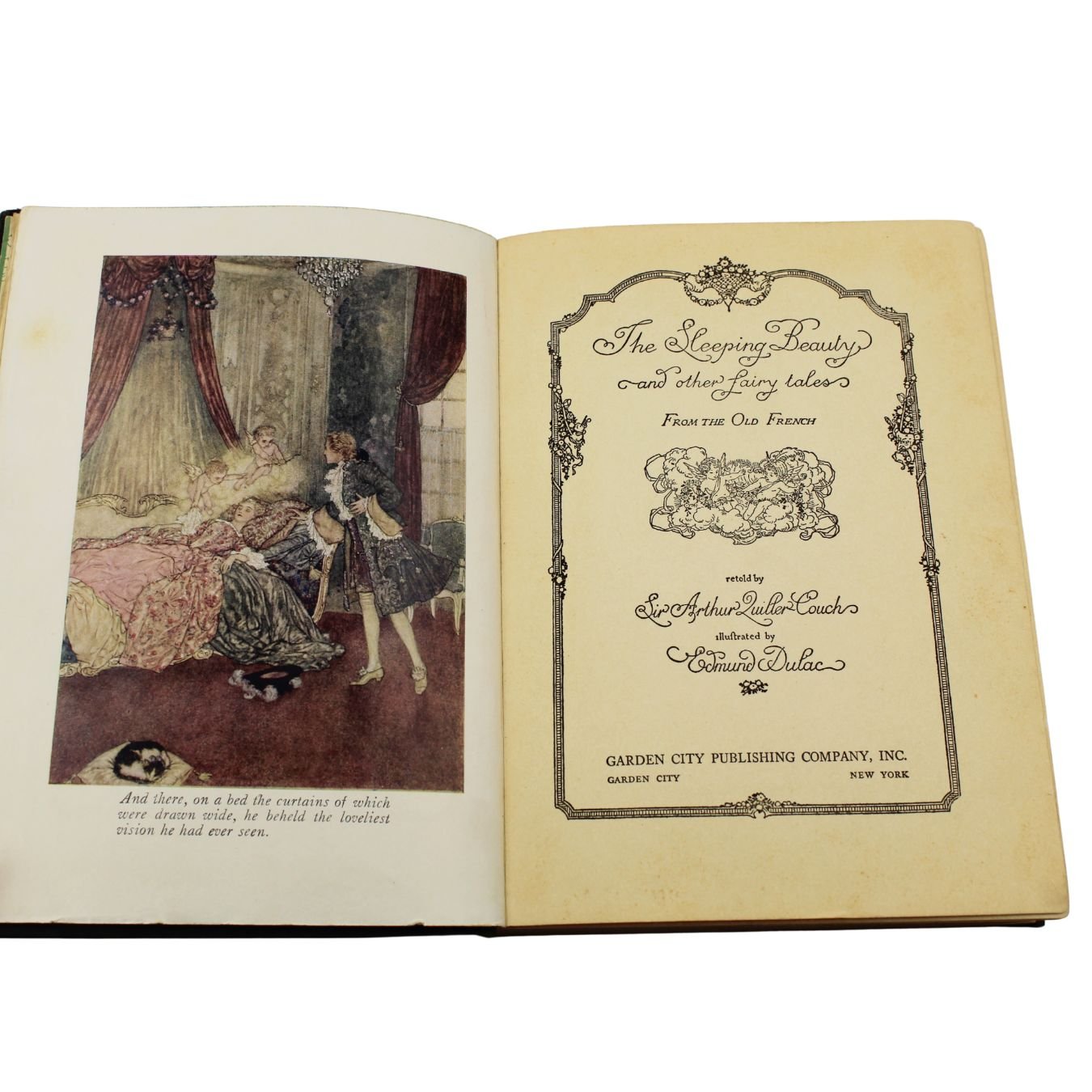 The Sleeping Beauty and Other Fairy Tales, Retold by Sir Arthur Quiller - Couch, Illustrated by Edmund Dulac, [n.d.] - The Great Republic